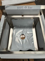 (#XD022) 700x700x900 Sink, Factory Second, 2 small dent. 1 available EZ Stainless Pty Ltd