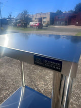 600(L) x450(D) x900(H) Premium Range 1.2mm SS304 Heavy Duty Top Stainless Steel Benches (Copy) EZ Stainless Pty Ltd