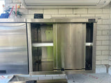 Wall Mount Cabinet with sliding door 800x400x650 EZ Stainless Pty Ltd