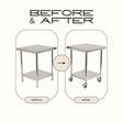 Wheels Set (4 x Lockable Wheels) for Benches, Sinks and Racks EZ Stainless Pty Ltd