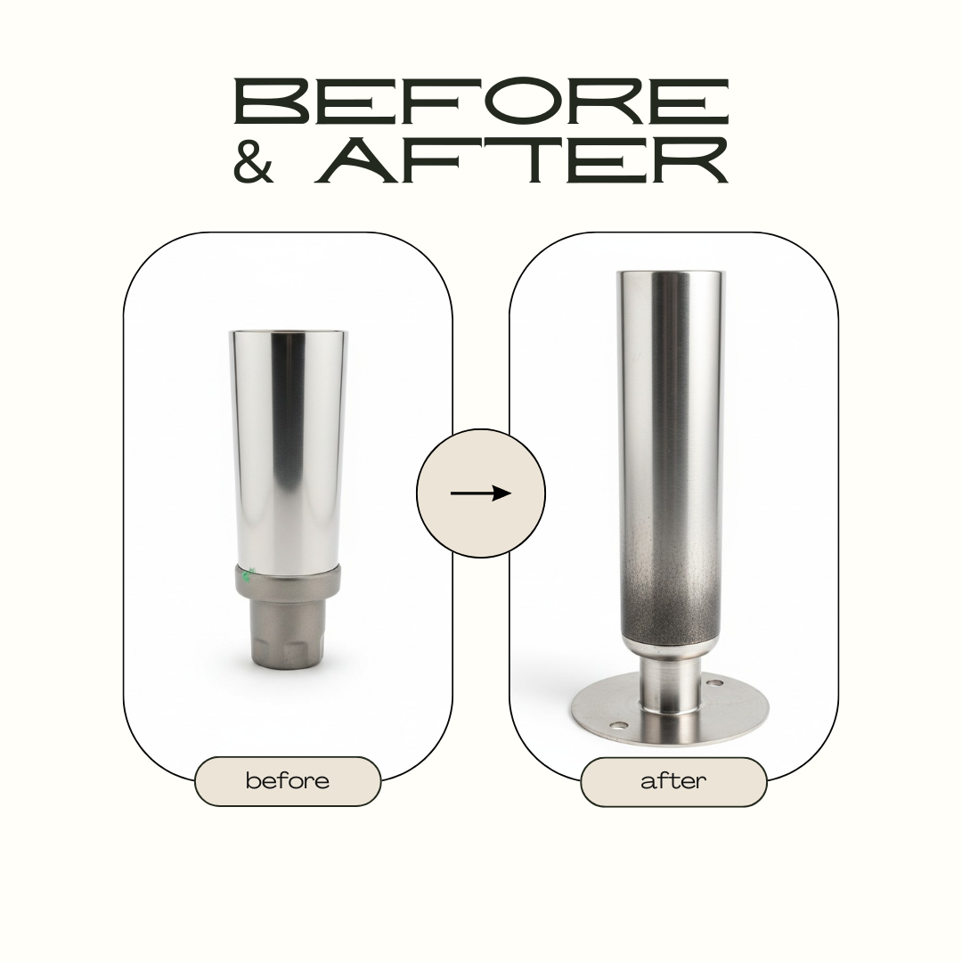 42/43mm Adjustable height Screw Down Feet. (Set of 4) EZ Stainless Pty Ltd