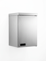 Wall Mount Cabinet with Single Hinged Door. 400(L) x 400(D) x 650(H) EZ Stainless Pty Ltd
