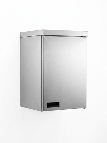 Wall Mount Cabinet with Single Hinged Door. 400(L) x 400(D) x 650(H)