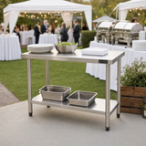 1000 x600 x900 Premium Range 1.2mm SS304 Heavy Duty Top Stainless Steel Benches EZ Stainless Pty Ltd