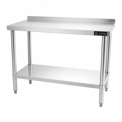 1200(L) x450(D) x900(H) Premium Range 1.2mm SS304 Heavy Duty Top Stainless Steel Benches