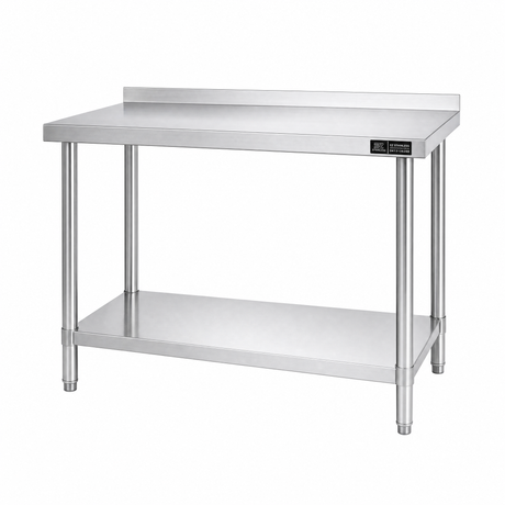 1200(L) x450(D) x900(H) Premium Range 1.2mm SS304 Heavy Duty Top Stainless Steel Benches EZ Stainless Pty Ltd