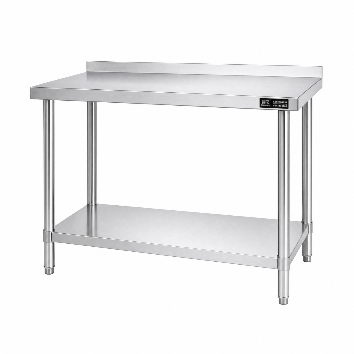 1200(L) x450(D) x900(H) Premium Range 1.2mm SS304 Heavy Duty Top Stainless Steel Benches