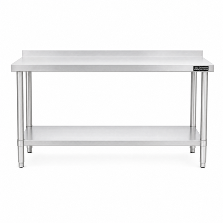 1500(L) x450(D) x900(H) Premium Range 1.2mm SS304 Heavy Duty Top Stainless Steel Benches EZ Stainless Pty Ltd