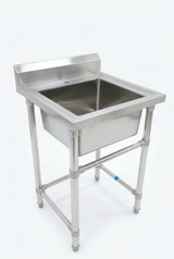 Commercial Stainless Steel Single Sink 600w x 600d x 900h mm EZ Stainless Pty Ltd