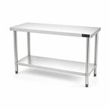 1500 x600 x900 Premium Range 1.2mm SS304 Heavy Duty Top Stainless Steel Benches EZ Stainless Pty Ltd