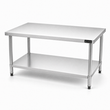 1524 x914 x900 340KG Premium Range 1.5mm SS304 Heavy Duty Top Stainless Steel Benches