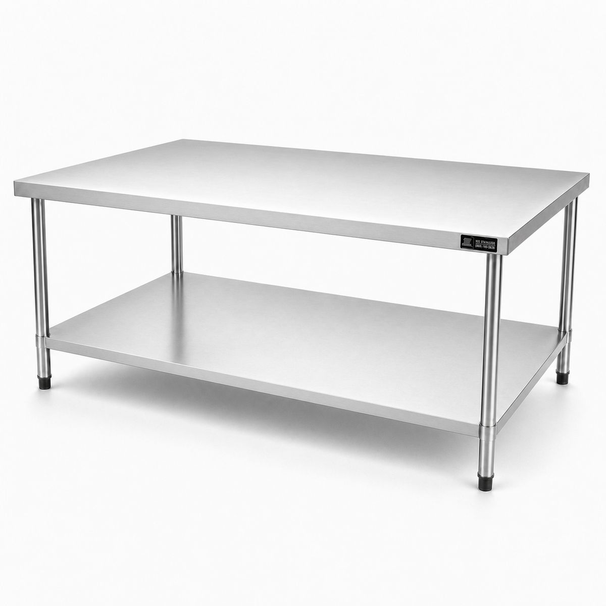 1829 x914 x900 340KG Premium Range 1.5mm SS304 Heavy Duty Top Stainless Steel Benches