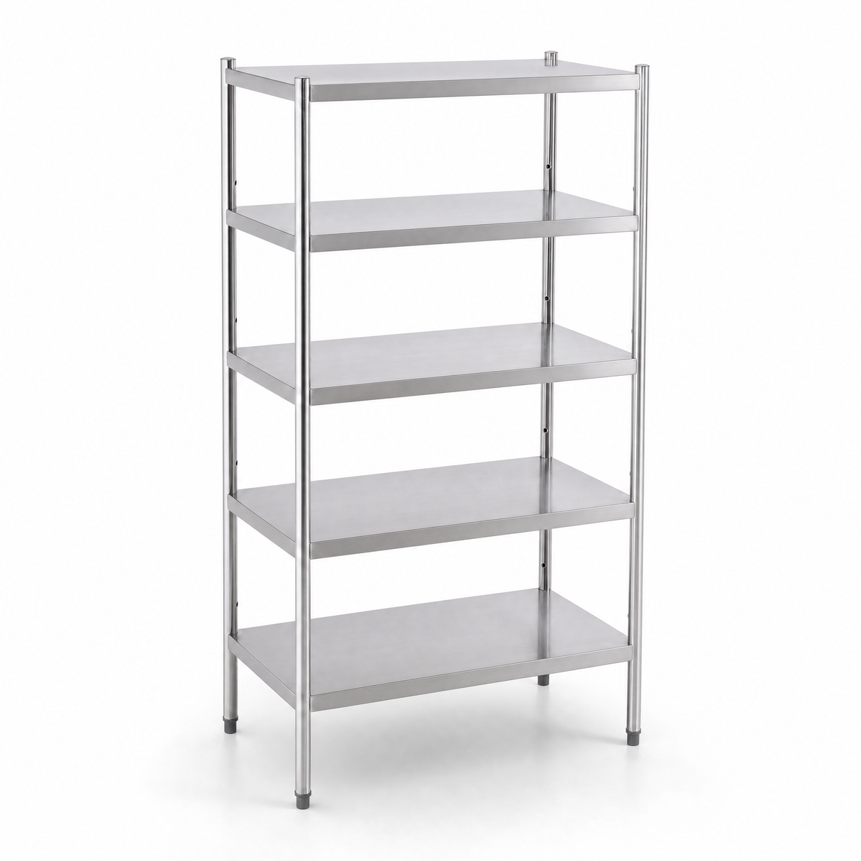 1000(L) x 400(D) x 1800(H) 5 Tier Rack/Shelving Unit for Food storage, Cold Room and Dry Storage EZ Stainless Pty Ltd