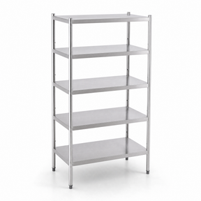 1000(L) x 400(D) x 1800(H) 5 Tier Rack/Shelving Unit for Food storage, Cold Room and Dry Storage EZ Stainless Pty Ltd