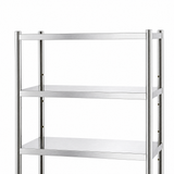 1500(L) x 500(D) x 1800(H) 5 Tier Rack/Shelving Unit for Food storage, Cold Room and Dry Storage EZ Stainless Pty Ltd