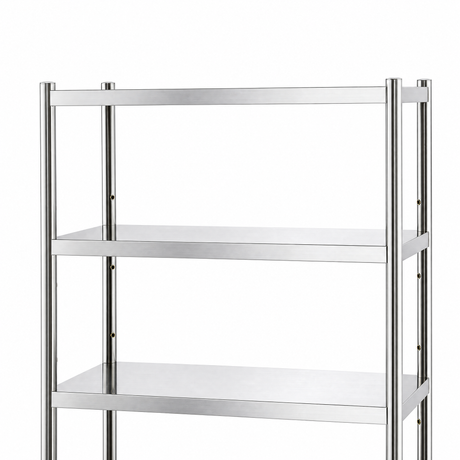 1500(L) x 500(D) x 1800(H) 5 Tier Rack/Shelving Unit for Food storage, Cold Room and Dry Storage EZ Stainless Pty Ltd