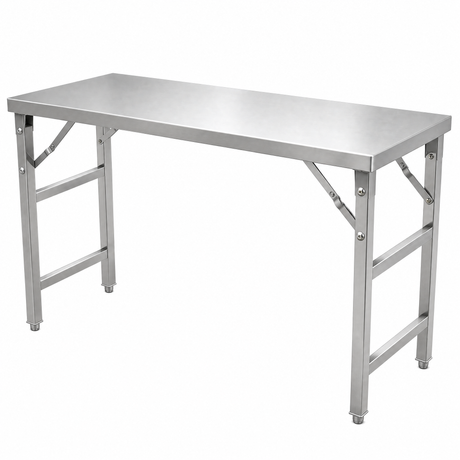 1500x600x900 Heavy Duty Foldable Stainless steel bench (Free Middle Pipe Shelf) EZ Stainless Pty Ltd