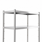 1800(L) x 500(D) x 1800(H) 5 Tier Rack/Shelving Unit for Food storage, Cold Room and Dry Storage (Copy) EZ Stainless Pty Ltd