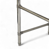 Double Left Sink with 120mm Splash Back 1800(L) x 700(D) x 900(H) EZ Stainless Pty Ltd
