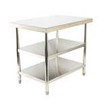 Add-on Stainless Steel Over Shelf (Middle Shelf is adjustable in height) EZ Stainless Pty Ltd