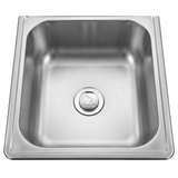 Wall Mount Knee Operate Basin Hand Wash Sink. 430(L) x380(D) x290(H) Hospital, WorkShop, Commercial Kitchen. EZ Stainless Pty Ltd