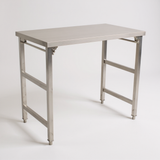 1.2mm SS304 Heavy Duty Foldable Stainless steel bench 1500x600x900 EZ Stainless Pty Ltd