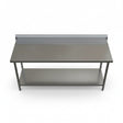 1800 x600 x900 (Splash back) Premium Range 1.2mm SS304 Heavy Duty Top Stainless Steel Benches EZ Stainless Pty Ltd