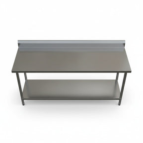 1800 x600 x900 (Splash back) Premium Range 1.2mm SS304 Heavy Duty Top Stainless Steel Benches EZ Stainless Pty Ltd