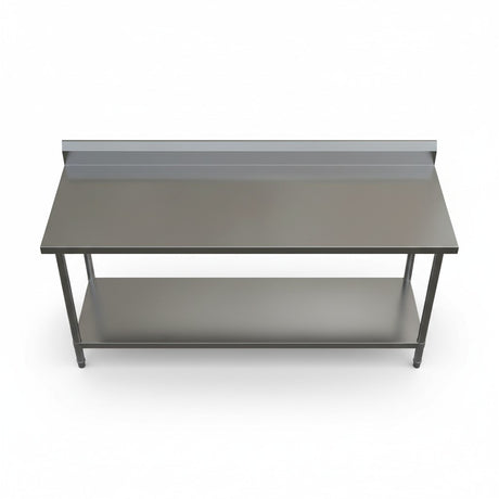 1800 x600 x900 (Splash back) Premium Range 1.2mm SS304 Heavy Duty Top Stainless Steel Benches EZ Stainless Pty Ltd