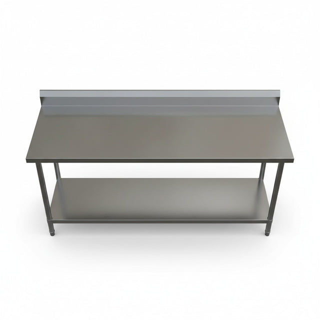 1800 x600 x900 (Splash back) Premium Range 1.2mm SS304 Heavy Duty Top Stainless Steel Benches EZ Stainless Pty Ltd