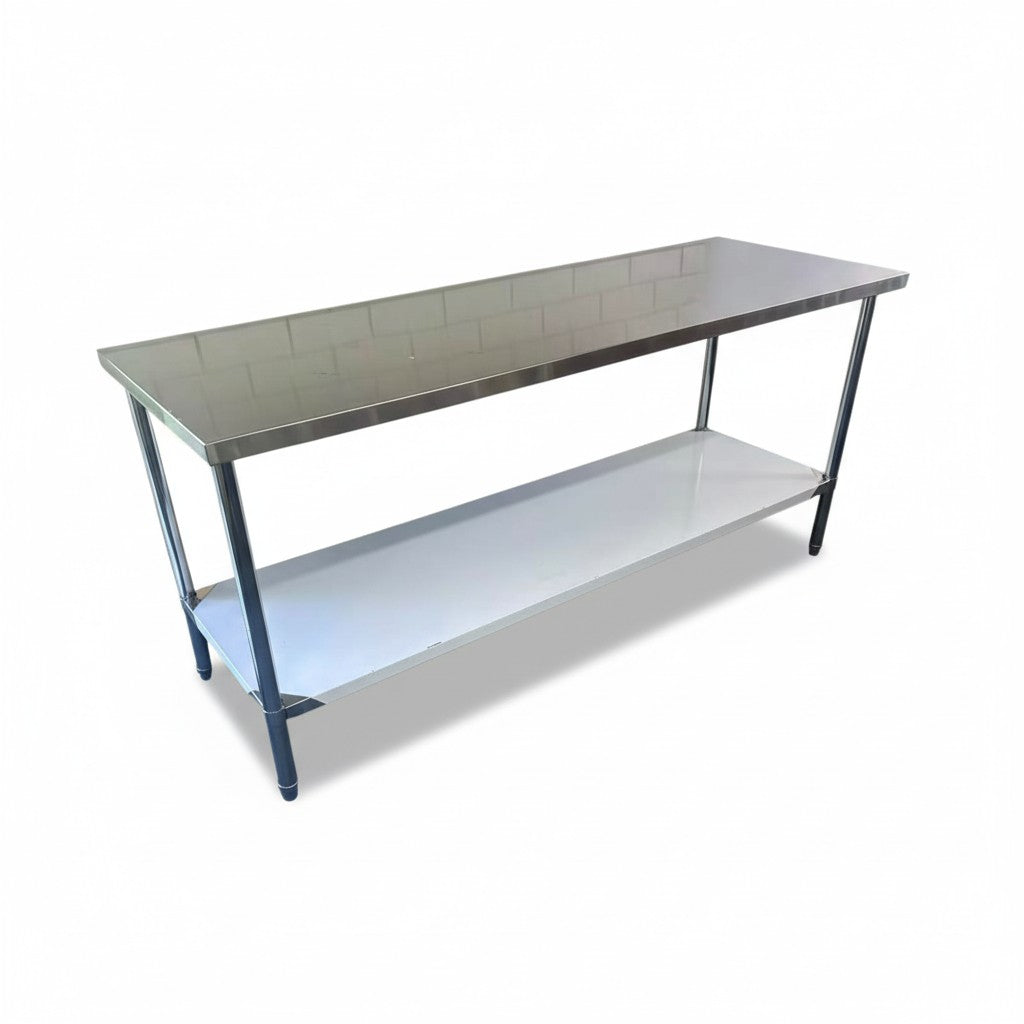 2000 x700 x900 Premium Range 1.2mm SS304 Heavy Duty Top Stainless Steel Benches EZ Stainless Pty Ltd