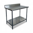 1800 x700 x900 (Splash back) Premium Range 1.2mm SS304 Heavy Duty Top Stainless Steel Benches EZ Stainless Pty Ltd