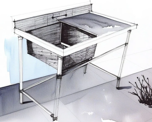 Single Left Sink with 120mm Splash Back  1200(L) x 700(D) x 900(H)