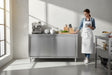 Stainless steel Cabinet SS304 TOP with Slide Door 1500(L) x 600(D) x 900(H) EZ Stainless Pty Ltd