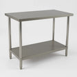1219 x610 x900 340KG Premium Range 1.5mm SS304 Heavy Duty Top Stainless Steel Benches EZ Stainless Pty Ltd