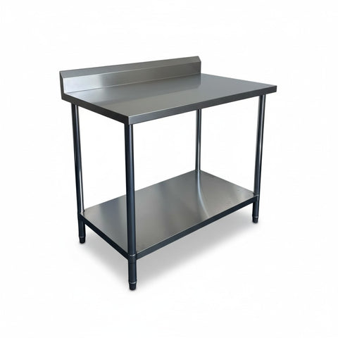 1800 x700 x900 (Splash back) Premium Range 1.2mm SS304 Heavy Duty Top Stainless Steel Benches EZ Stainless Pty Ltd