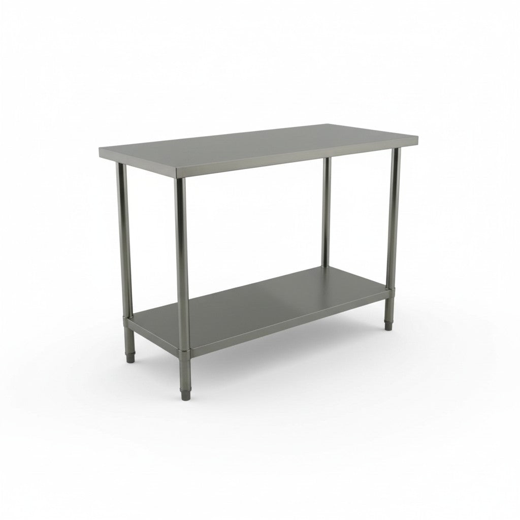 1000 x600 x900 Premium Range 1.2mm SS304 Heavy Duty Top Stainless Steel Benches EZ Stainless Pty Ltd