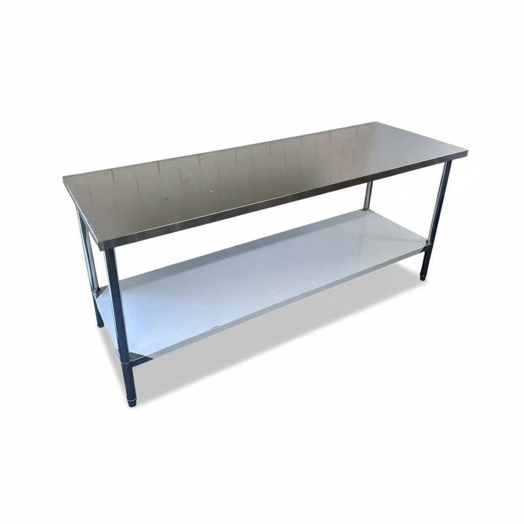2000 x700 x900 Premium Range 1.2mm SS304 Heavy Duty Top Stainless Steel Benches EZ Stainless Pty Ltd