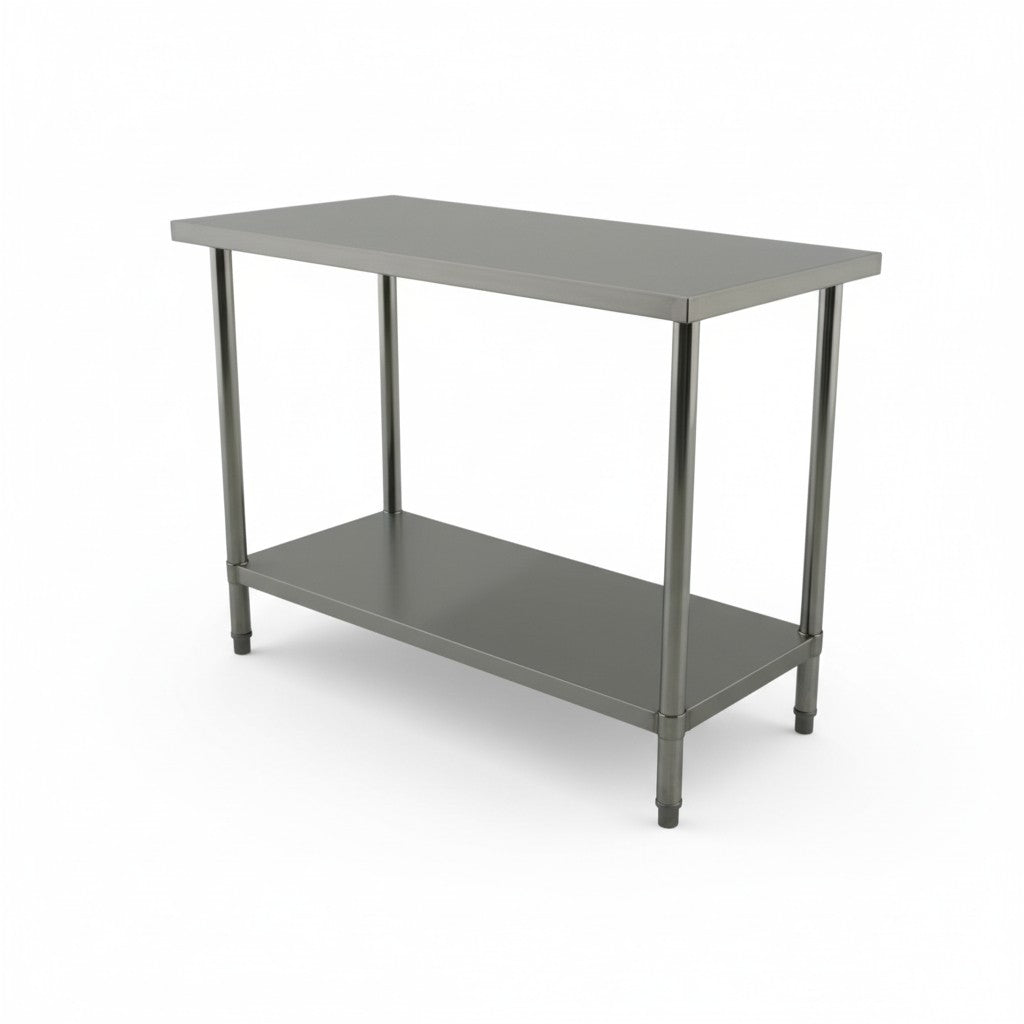 1200 x600 x900 Premium Range 1.2mm SS304 Heavy Duty Top Stainless Steel Benches EZ Stainless Pty Ltd